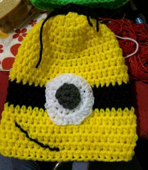 Minion Kids Beanie-NWT-Back to School!