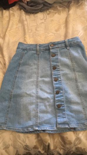 Jean Shirt Skirt