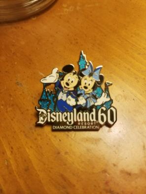 Disneyland Diamond celebration pin