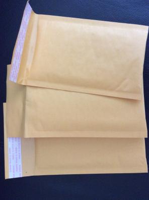 3 Sizes Of Kraft Bubble Mailers