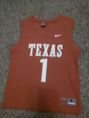 Texas Longhorns Youth Basketball Jersey