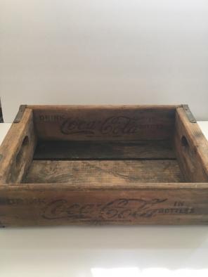 Vintage Coca Cola Woden Box