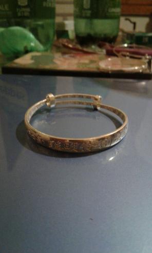 New s925ss childs bangle bracelet.