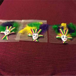 Mardi Gras Mask Pins