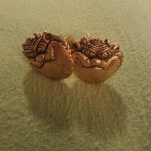 1992 Looney Tunes Taz Cufflinks