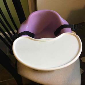 Purple bumbo w/tray