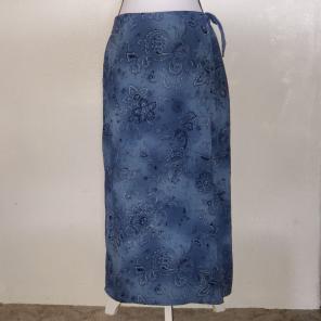 Pretty blue wrap skirt