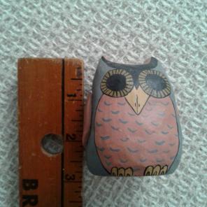 HANDPAINTED OWL ANTIQUE
