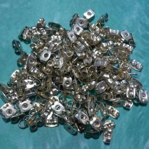Lot of Silver Tone Earring Back Stoppers