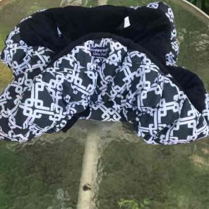 Plush shopping cart cover