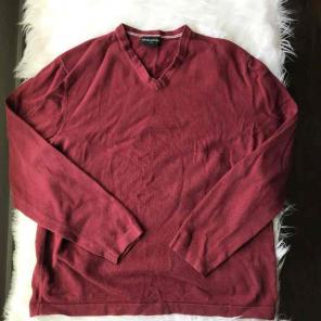 Banana Republic Burgundy V Neck Sweater