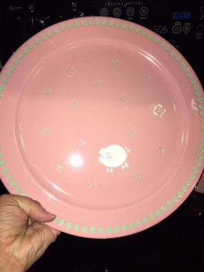 Waechtersbach Pink Pig Large Plates