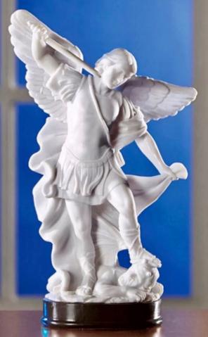 8" Saint Michael Statue. Venice
