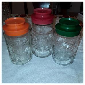 Vintage Tang - 3 Storage Containers
