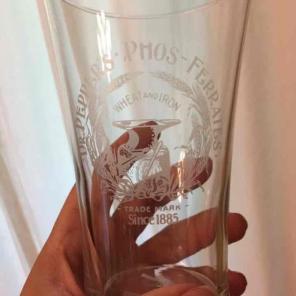 Vintage Dr Pepper's Phos Ferrates Glass