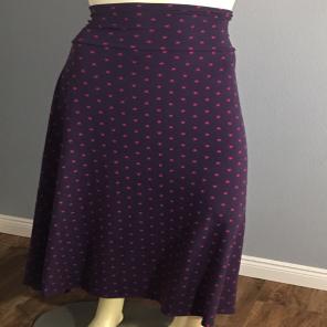 Lularoe Maxi Skirt Purple &Pink Sz Large