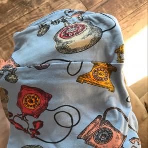 Lularoe TC Telephone Leggings Light Blue