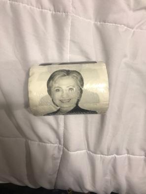Hillary Clinton toilet paper