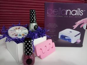 Pro LED Nail dryer and polish, gems