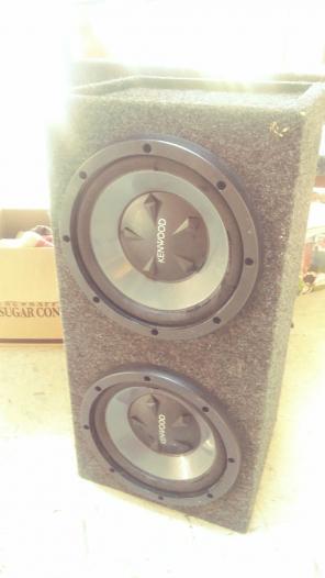 Kenwood speaker and Alpine amp