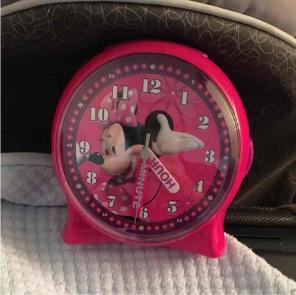 Minnie Mouse clock