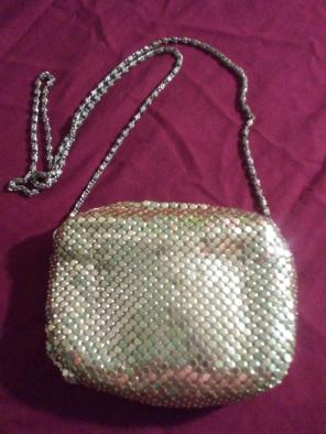Vintage Gold Chainmail Metal Purse