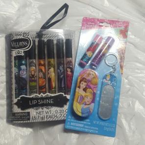 Princess and Villains lip gloss kits