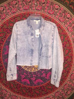 Denim Crop Top