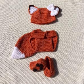 Newborn Girl Fox Outfit