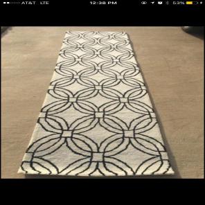 Black and Cream Rug