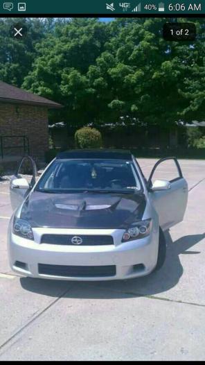 Carbon Fibor Hood TC Scion 2005-2010