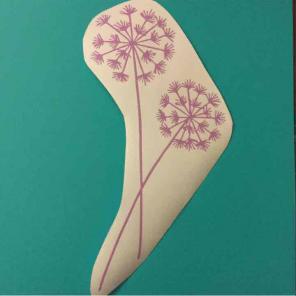 Light Purple Dandelion Decal