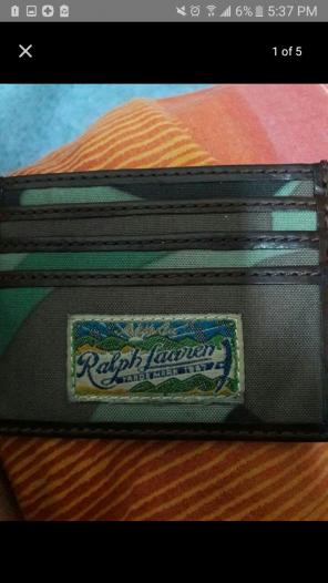 Ralph Lauren credit card holder