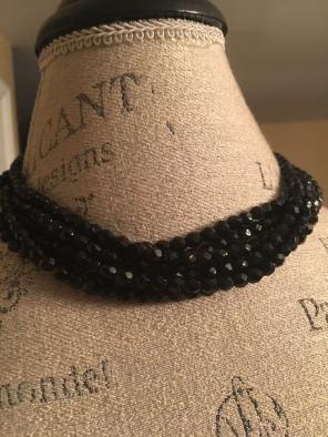 Robert Rose Beaded Necklace.