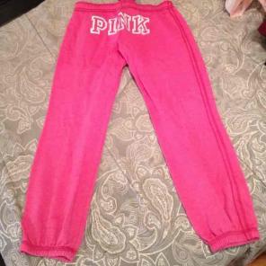 VS Pink crop sweatpants
