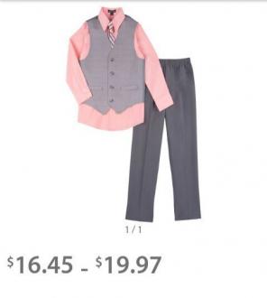 Size 8 Boys plaid suit