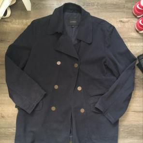 Express Peacoat Size XL navy Coat Mens