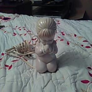 JASCO PORCELAIN PRAYING GIRL NIGHTLIGHT