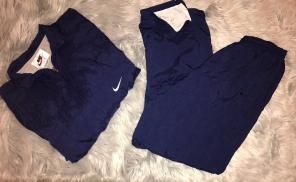 Vintage Nike Blue Windbreaker Track Suit