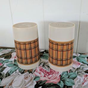 Vintage Aladdin Best Buy Plaid Thermos