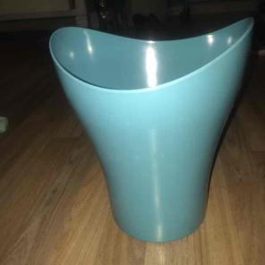 Blue Trashcan