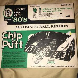 Vintage 19th hole putt ball return