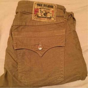 True religion khaki shorts