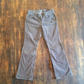 Ann Taylor Loft Curvy Boot cut Gray Pant