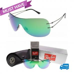 Ray Ban green mirror sunglasses