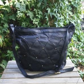 Vintage GANSON Leather Purse Large Tote