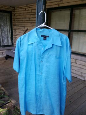 Men Blue Shirt & Pant