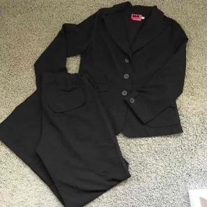 Maternity black suit