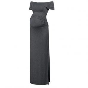 Dark Grey Maternity Dress