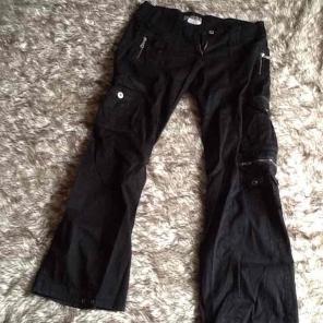 San Julian black cargo pants